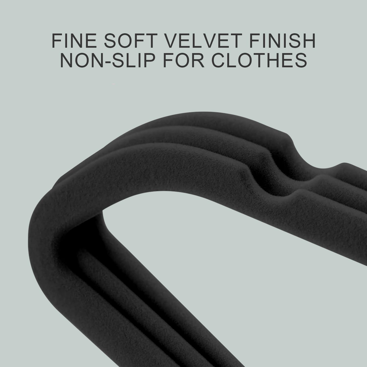 36 Pack Velvet Non-Slip Clothes Hangers with Shoulder Notches - 17.3 Inch Space-Saving Hangers for Dresses, Skirts & Shirts - Heavy Duty Black Velvet Hangers with Gold Hook - Perfect for Closet Organization & Wardrobe Storage