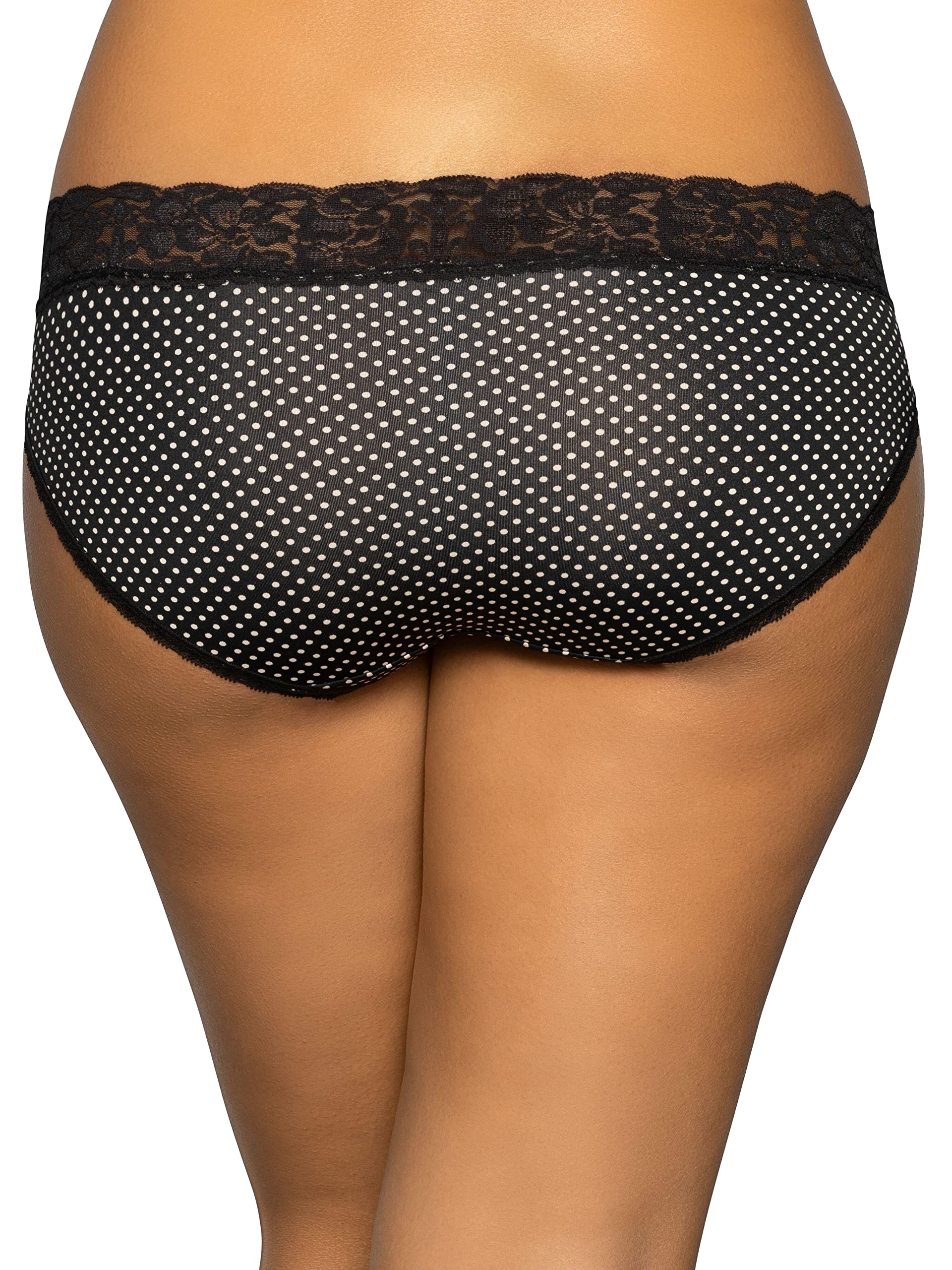 Vanity Fair Women's Comfortable Lace Panties - Breathable, Silky Soft Underwear with Superior Stretch for Everyday Wear & Special Occasions