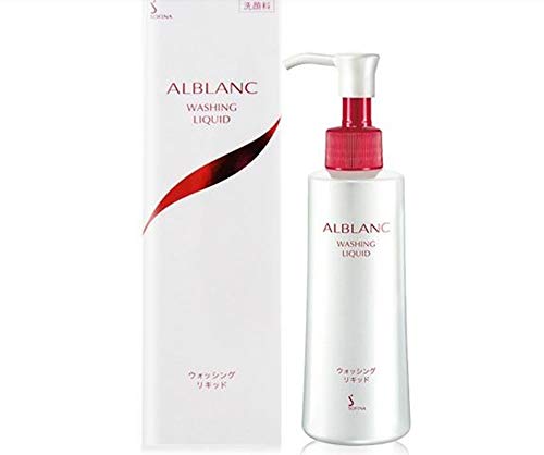 Sofina ALBLANC Whitening & Brightening Facial Cleanser 150ml - Gentle Foaming Wash for Glowing Skin, Perfect for Daily Skincare Routine & Travel