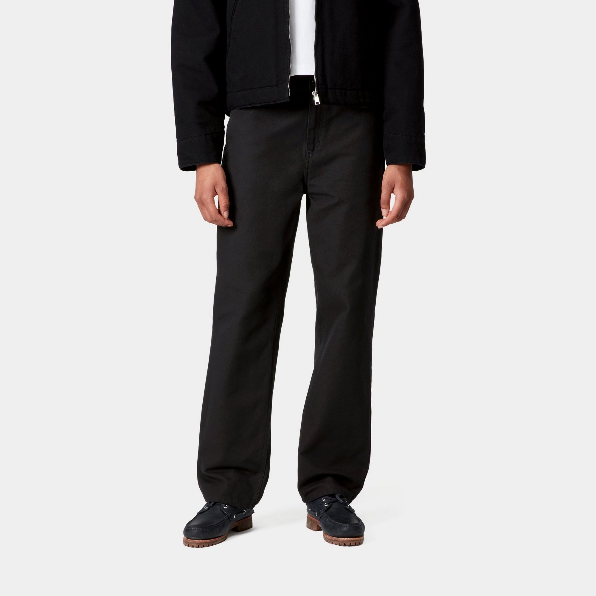 Pierce Pant Straight Canvas Pants for Men | Black Casual Trousers | Durable & Comfortable for Work, Travel & Everyday Wear