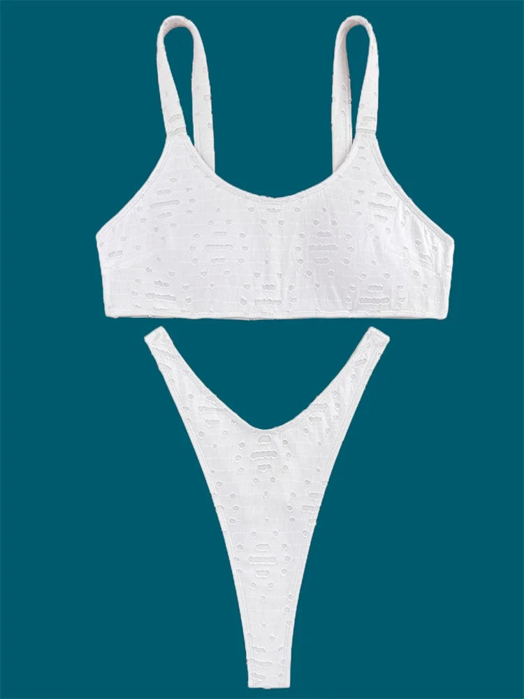 2023 Sexy Brazilian Bandeau Swimsuit for Women - 4 Color Options, Mini Bikini & Thong Micro Bathing Suit | Perfect for Beach Vacations, Pool Parties & Summer Getaways