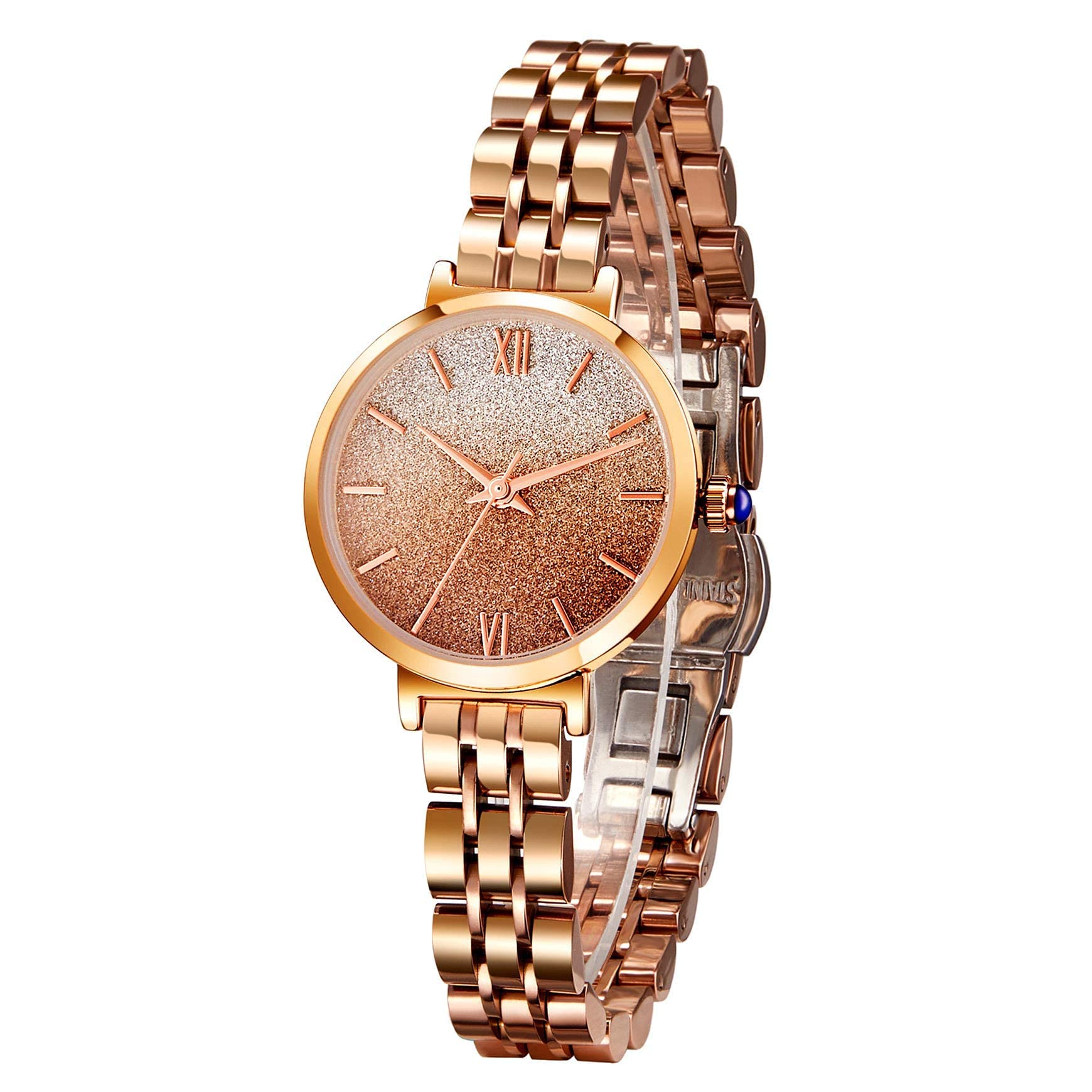 Time100 Women's Fashion Watches - Elegant Bracelet Dial Ladies Dress Watch with Quartz Movement, Waterproof - Perfect for Office, Party & Daily Wear (Oval, Square, Round Styles Available)
