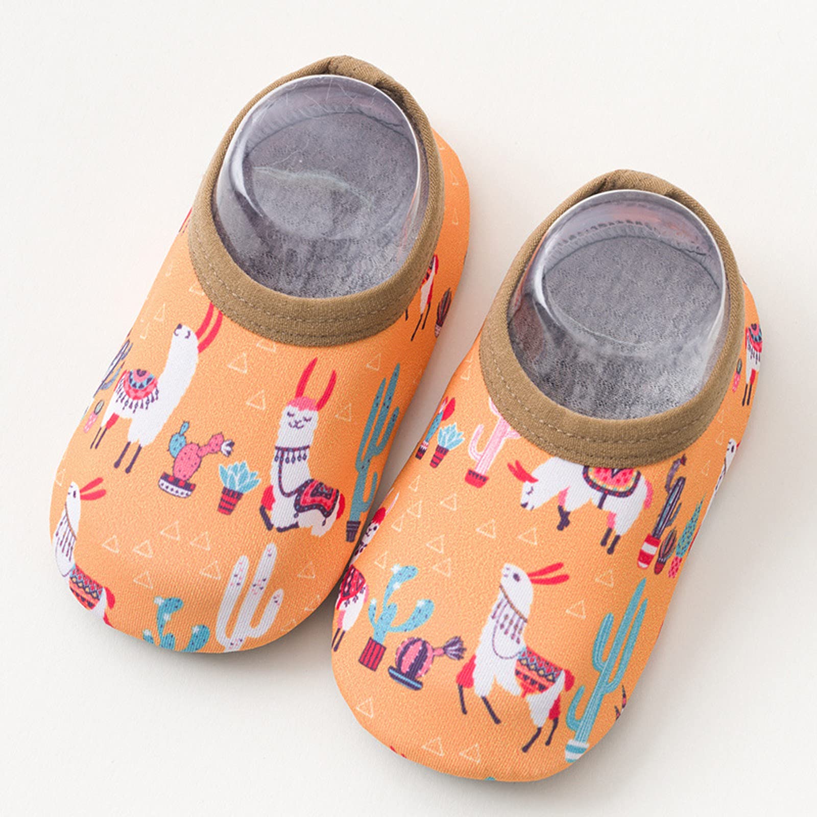 Gaoqi Baby Water Shoes for Boys & Girls - Non-Slip Barefoot Aqua Socks with Cartoon Designs | Perfect for Swimming, Beach, Pool & Water Play