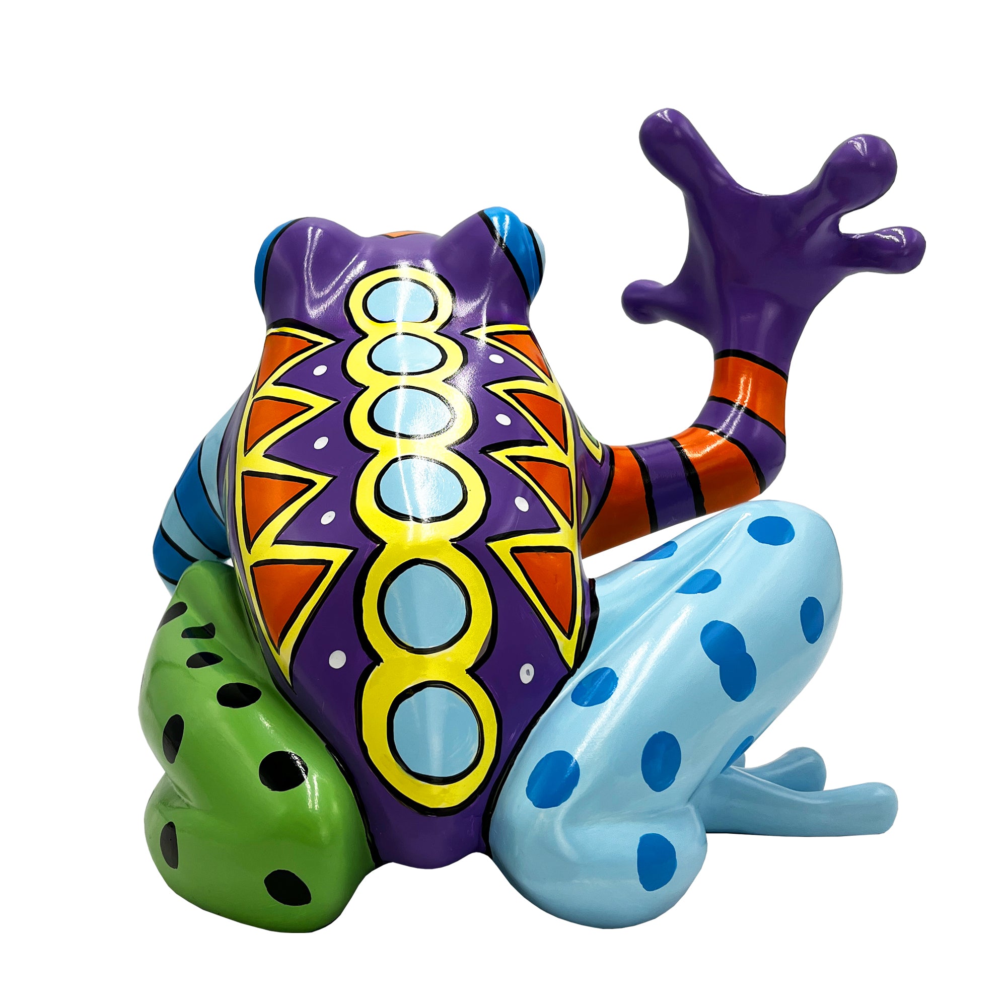 Gleneagles Graffiti Punks Animal Figure Ornament - Prince Frog Statue for Home Decor, Unique Collectible Art Piece | Perfect for Living Room Shelf, Office Desk, or Gift Giving