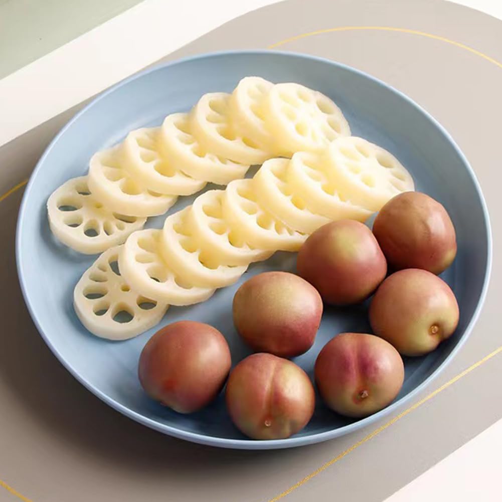 9 Inch Unbreakable Wheat Straw Dinner Plates - BPA Free, Dishwasher Safe, Reusable Plastic Plates for Cereal, Salad & Kids Meals | Perfect for Kitchen, Camping, Picnics & Outdoor Dining