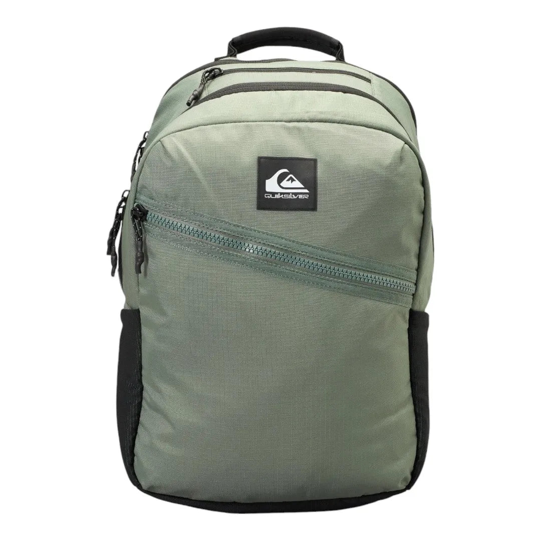 Quiksilver Freeday Backpack - Lightweight Durable Daypack for School, Travel & Outdoor Adventures | Water-Resistant Green Hiking Bag