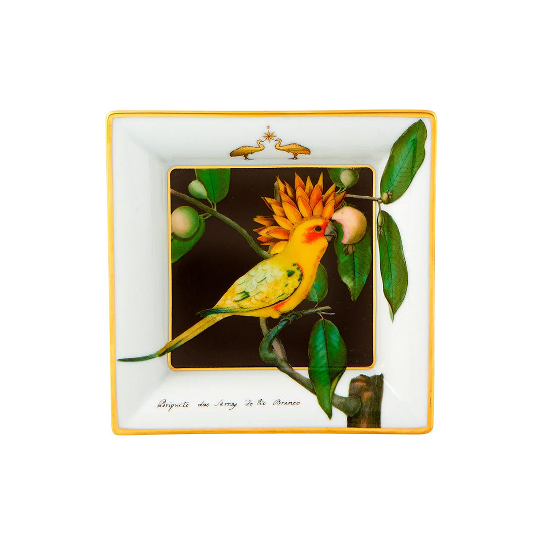 Amazonia Square Tray - Small Bamboo Serving Tray for Coffee, Tea, Breakfast in Bed, Home Decor & Kitchen Organization