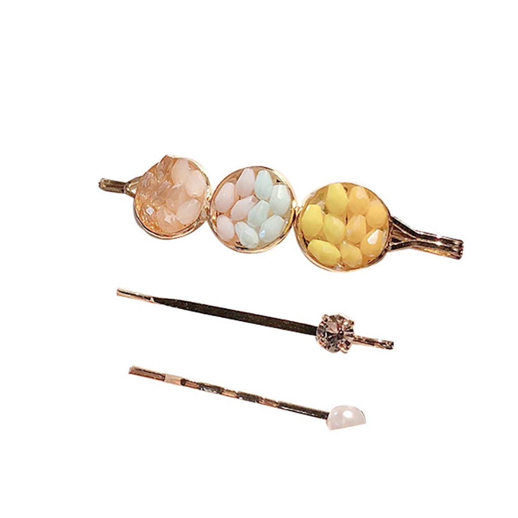Berrysun Sweet Small Gravel Candy Color Hair Clips - Cute Brain Clip Hairpin for Women & Girls, Fashion Hair Accessories Jewelry Gift (Multicolor) - Perfect for School, Parties, Weddings & Daily Styling