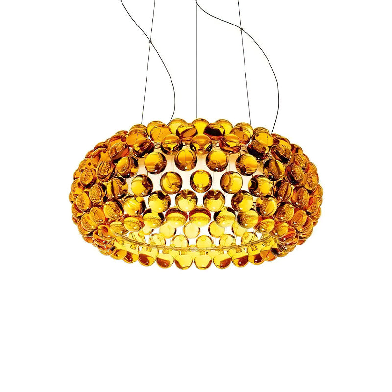 Elegant Caboche Pendant Light - Modern Glass Ceiling Lamp for Dining Room, Kitchen Island & Bedroom Decor