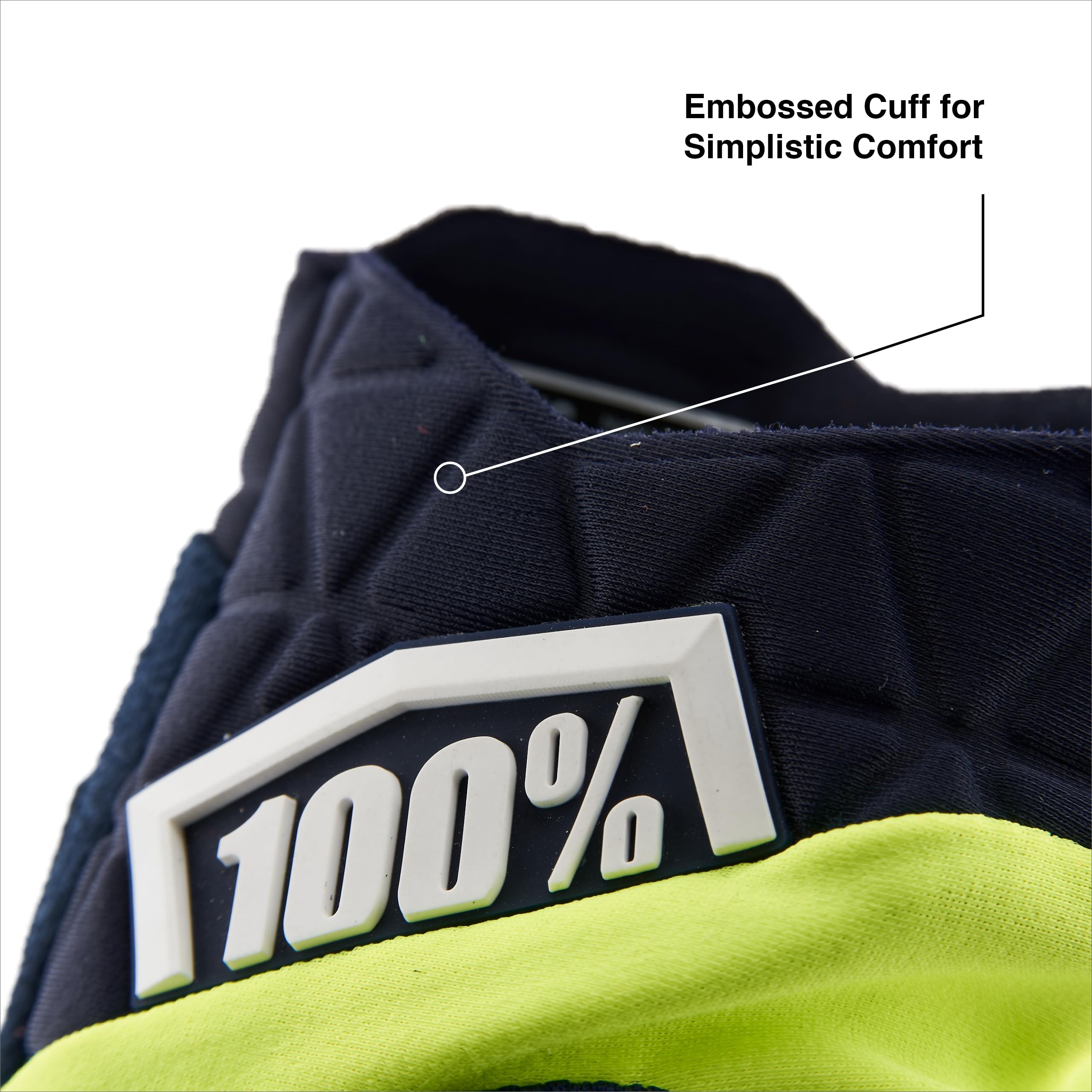 100% SLING Fingerless Mountain Biking Gloves - Lightweight Breathable MTB Cycling Gloves for Men & Women - Perfect for Off-Road Trails, Commuting & Gym Workouts (SM, Black)