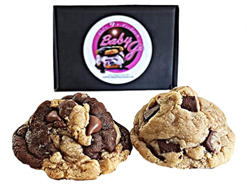 Gourmet Chocolate Chip Brownie Cookies - 2lb Gift Box for Easter, Birthday & Corporate Gifts