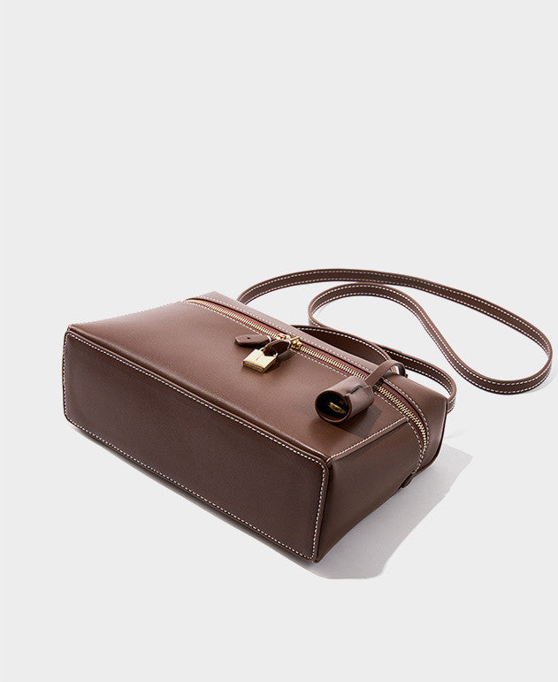 Structured Mini Box Bag for Women - Stylish Crossbody Handbag for Everyday Use, Work, and Travel