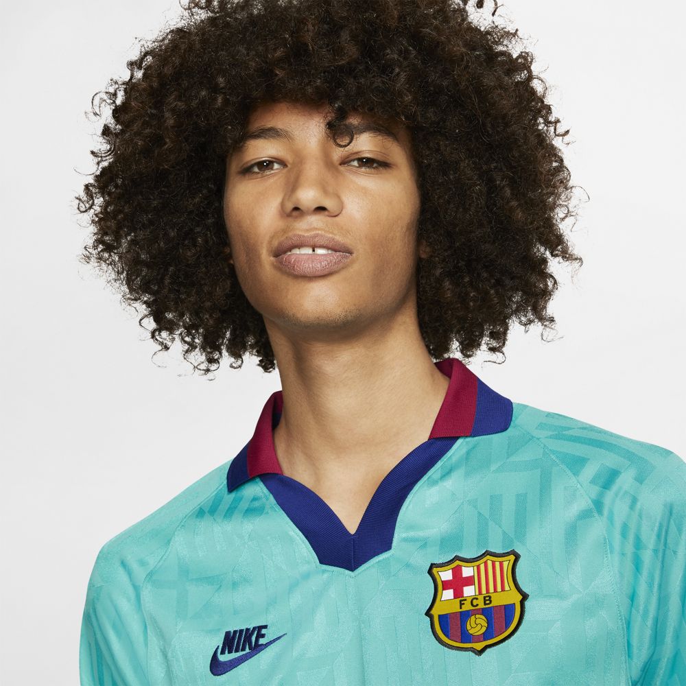Nike FC Barcelona 2019/20 Stadium Third Soccer Jersey - Authentic Football Shirt for Men - Perfect for Match Days, Training & Fan Support