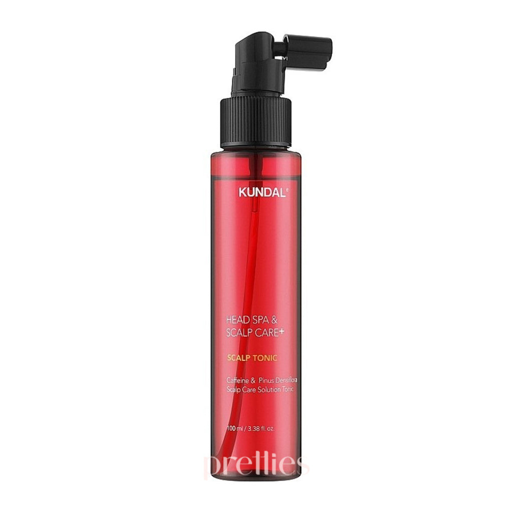 KUNDAL Scalp Tonic 100ml for Hair Growth & Scalp Care - Red | Natural Hair Treatment for Thinning Hair & Dandruff Relief | Perfect for Daily Scalp Massage & Hair Regimen