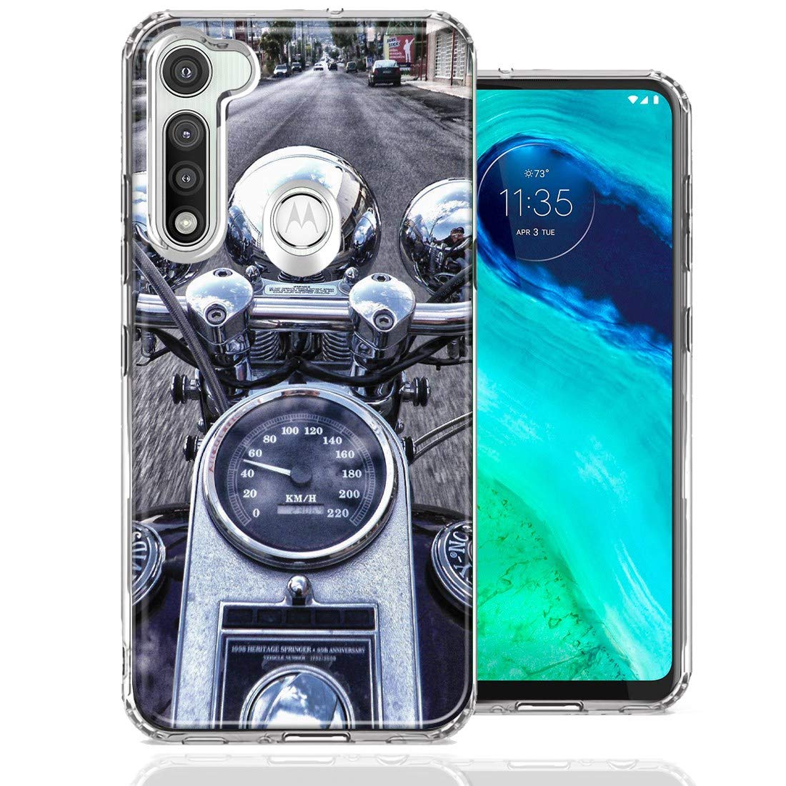 Motorola Moto G Fast Chopper Design Phone Case - Durable Protection for Riding