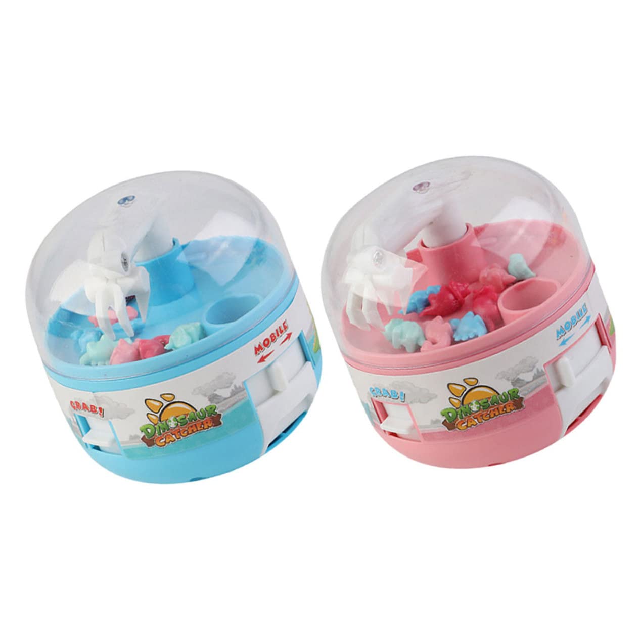 **ERINGOGO 2-Pack Electronic Claw Machine Toy for Kids - Mini Plastic Dinosaur Grabber Game for Babies & Toddlers - Fun Interactive Play for Birthday Parties, Arcades & Home Playrooms**