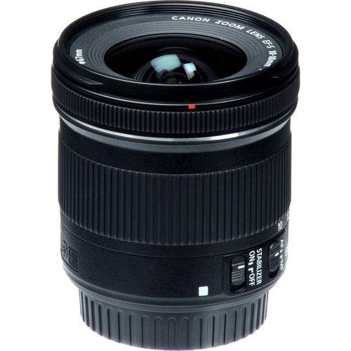 Canon EF-S 10-18mm f/4.5-5.6 IS STM Wide Angle Zoom Lens for DSLR Cameras - Perfect for Landscape, Architecture & Travel Photography (USA Version)
