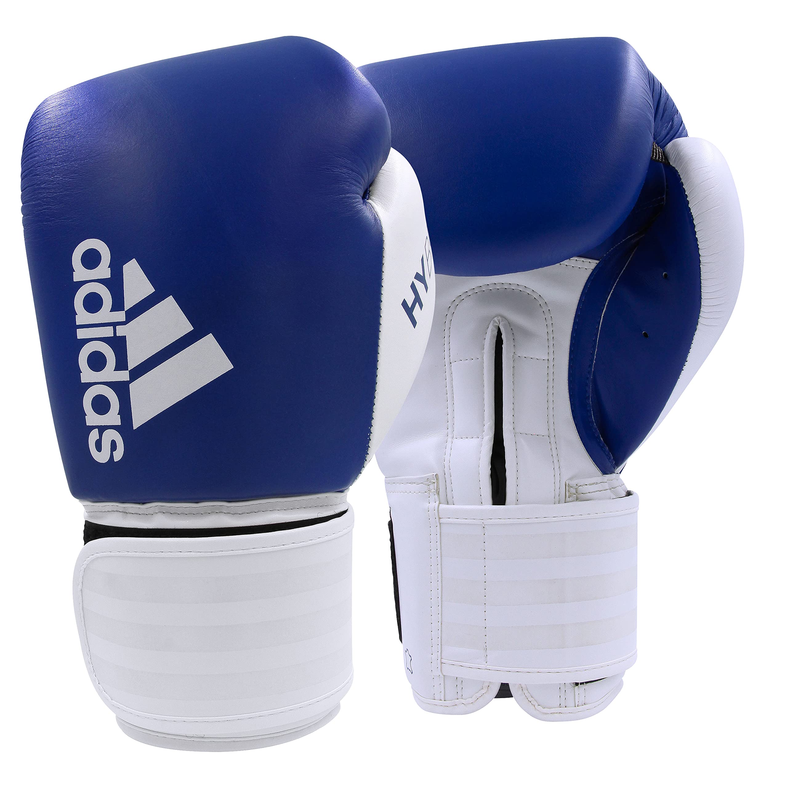 Adidas Hybrid 200 Leather Boxing & Kickboxing Gloves for Men & Women - Premium Training Gloves for MMA, Sparring & Fitness Workouts