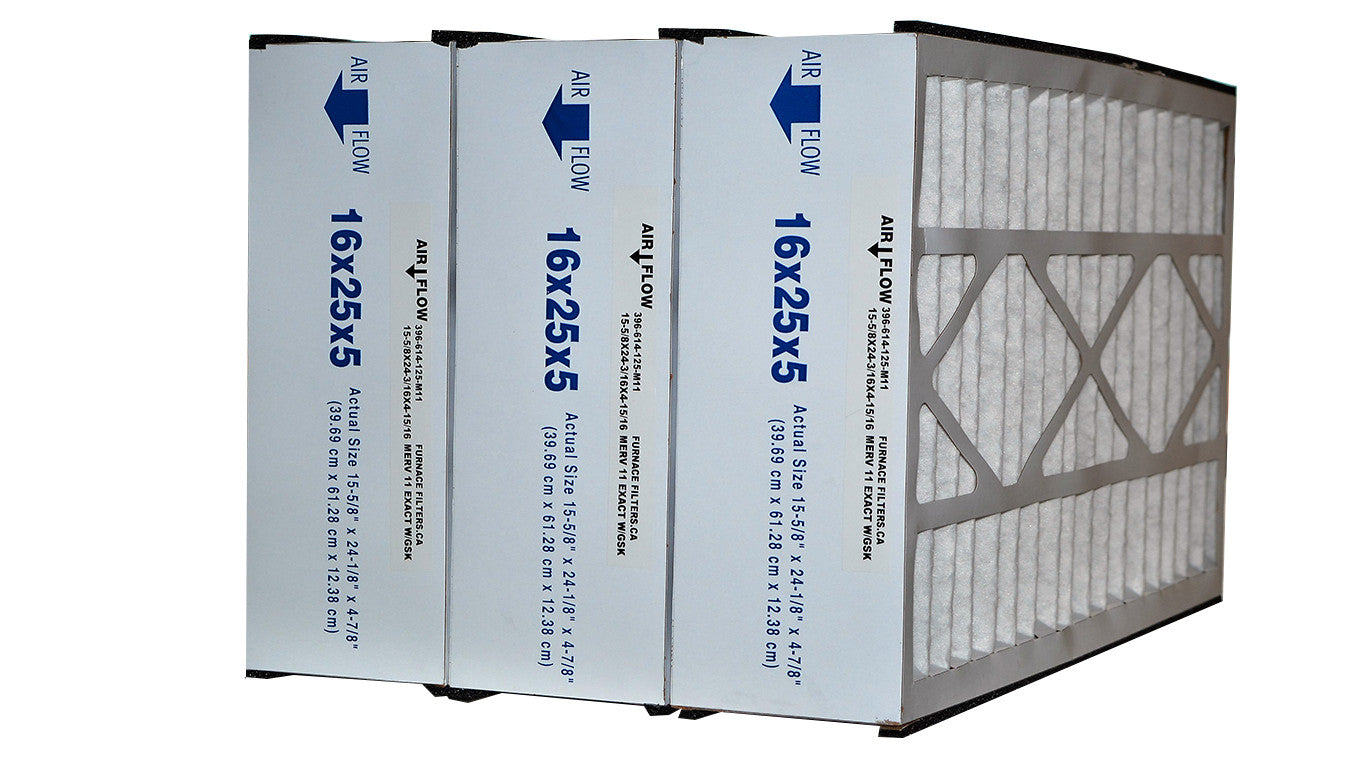 Trion/Air Bear Replacement Air Filter 16x25x5 MERV 11 for Air Bear Supreme 1400 - Case of 3 Filters - Perfect for Home HVAC Systems and Commercial Air Purifiers