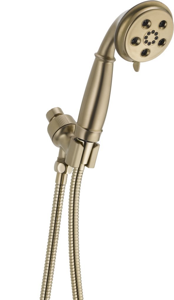Delta Faucet 54433-CZ-PK Champagne Bronze Shower Mount Hand Shower with 0.5 GPM Flow Rate - Perfect for Bathroom Renovation & Spa-Like Shower Experience