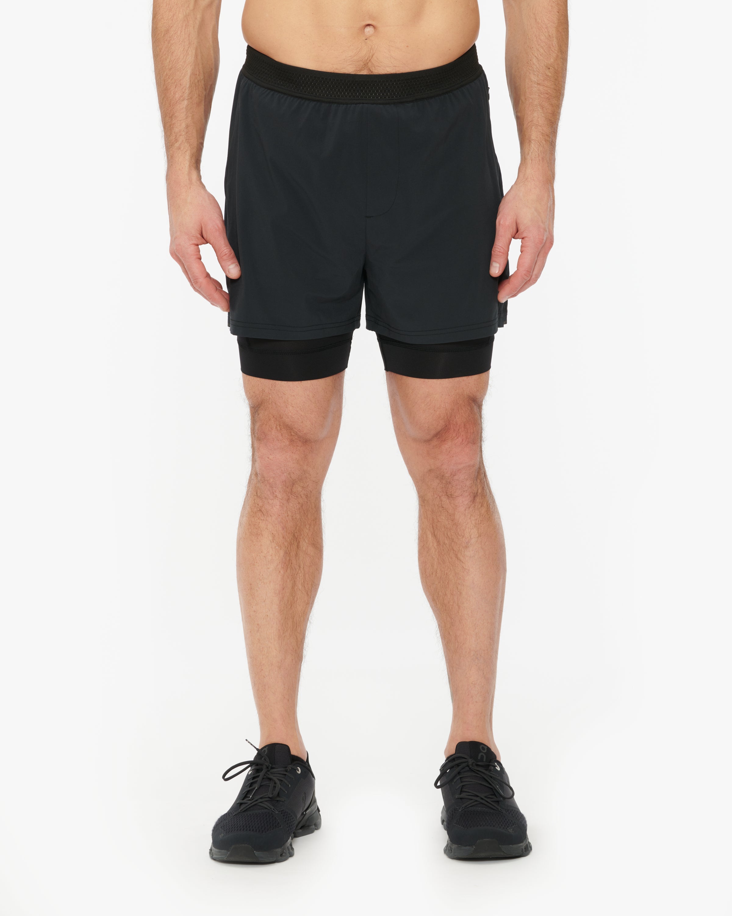 Rhone Swift Short 4 Lined - Men's Quick-Dry Running Shorts with Built-in Liner for Comfort & Performance - Perfect for Gym Workouts, Jogging, and Outdoor Activities