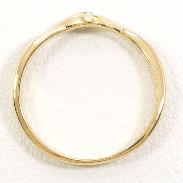 18K Yellow Gold Diamond Ring for Women - Elegant Solitaire Engagement & Wedding Band - Perfect Gift for Anniversary, Proposal, or Special Occasion