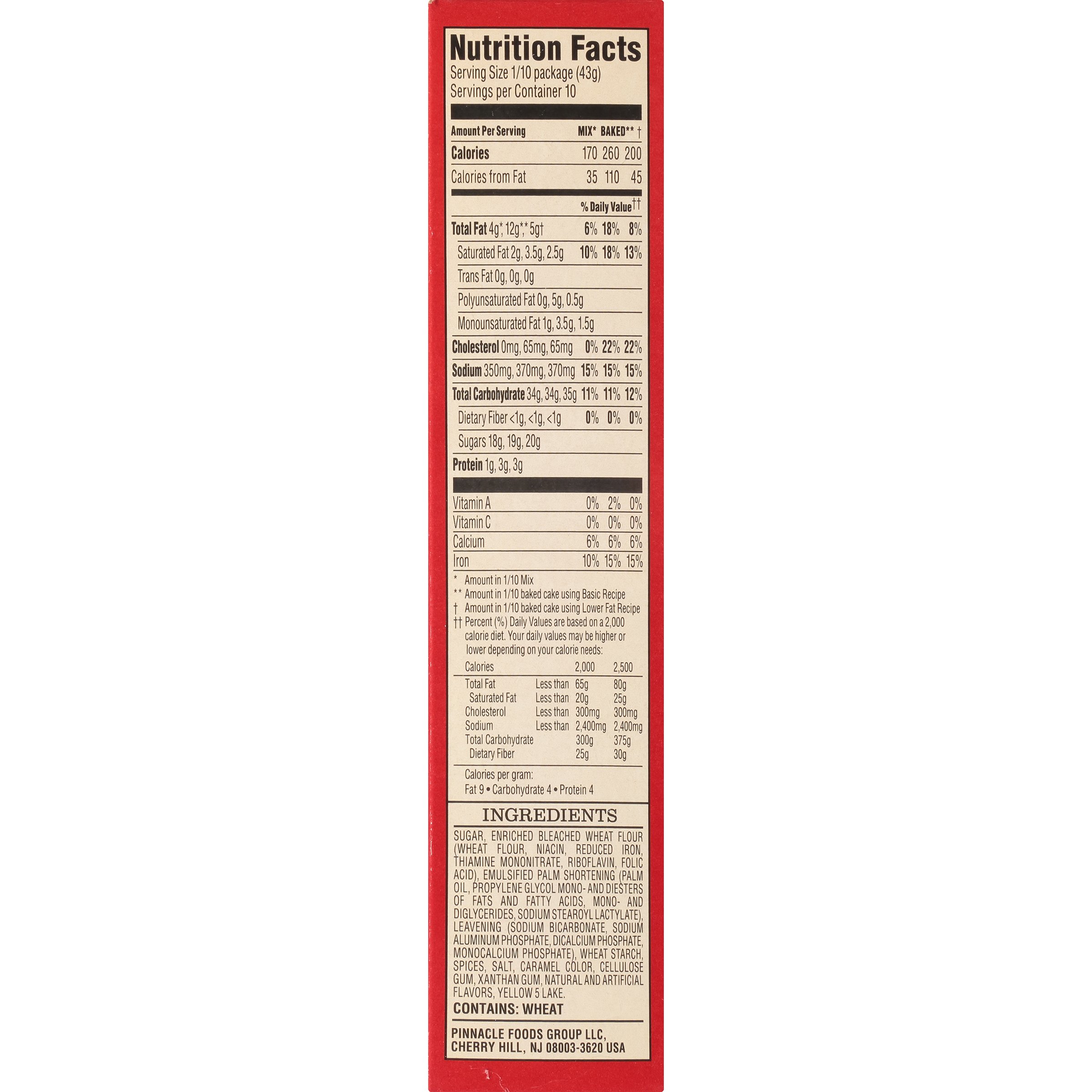 Duncan Hines Signature Spice Cake Mix - 15.25 Oz (Pack of 6) | Moist & Flavorful Homemade Cake | Perfect for Holidays, Birthdays & Family Gatherings