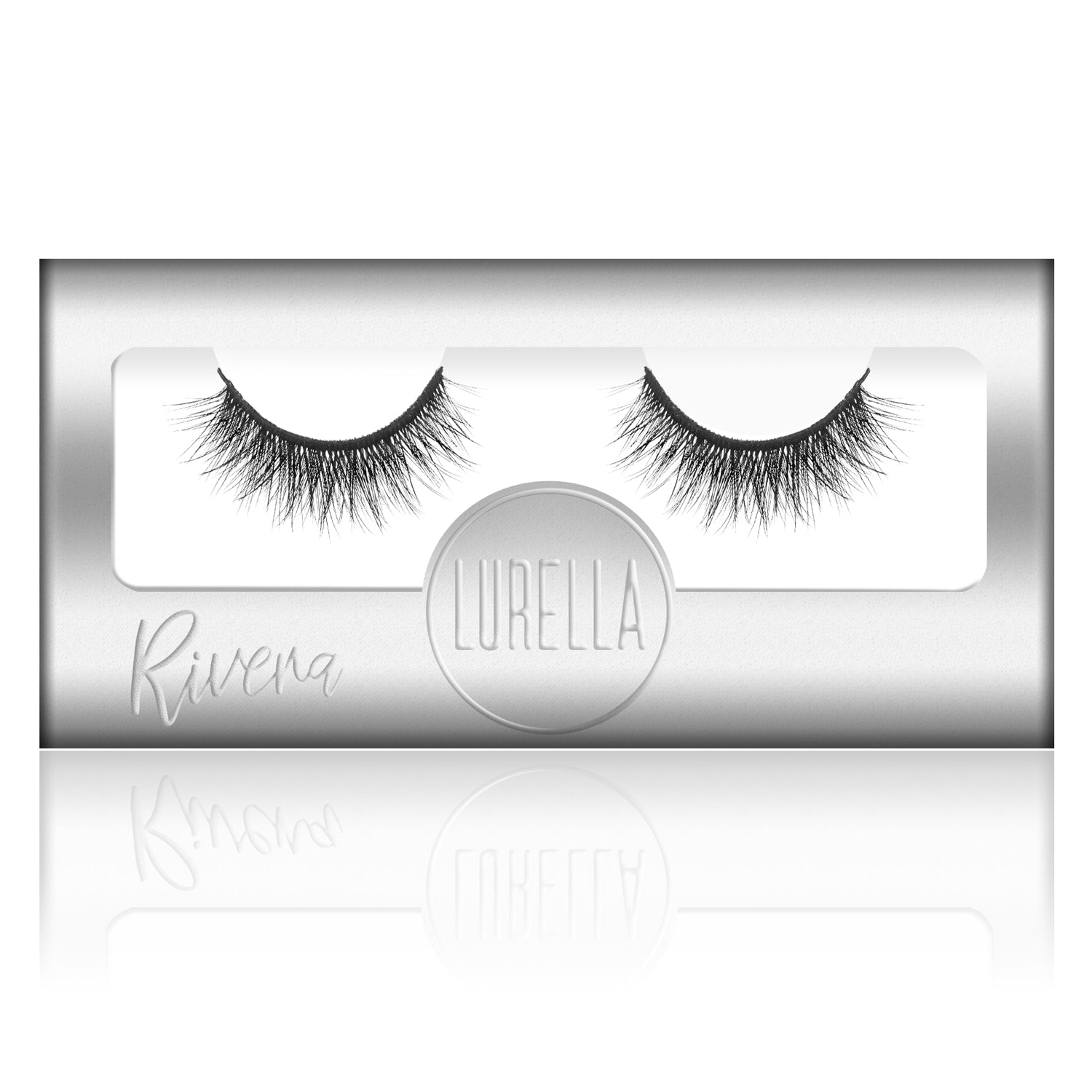 Natural Looking Synthetic Eyelashes - Rivera False Lashes for Dramatic Volume & Length | Perfect for Parties, Weddings & Everyday Glam
