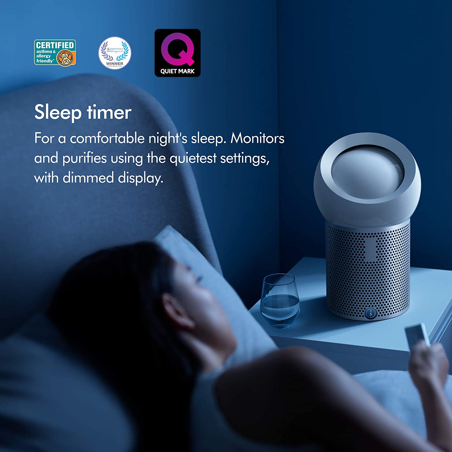 Refurbished Dyson Pure Cool Me BP01 Air Purifier Fan - Excellent Condition with 1 Year Warranty | Personal Cooling & Air Purification for Bedroom, Office, Nursery | Official Dyson Outlet