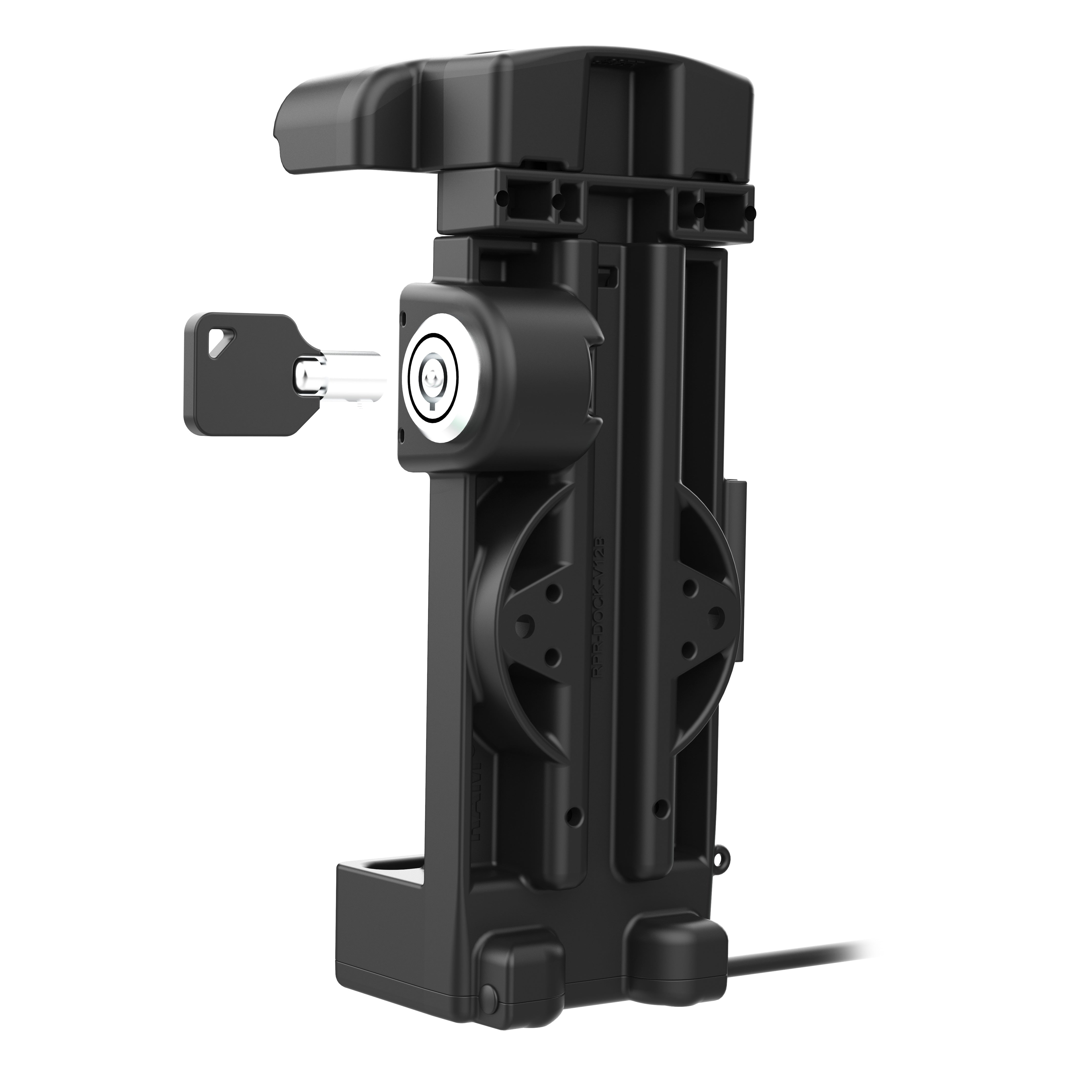GDS® Locking Powered Dock for Zebra TC2x & TC5x Mobile Computers - Secure Charging Station (RAM GDS DOCKL V12 ZE2434CPU) - Ideal for Warehouse, Retail & Logistics Use