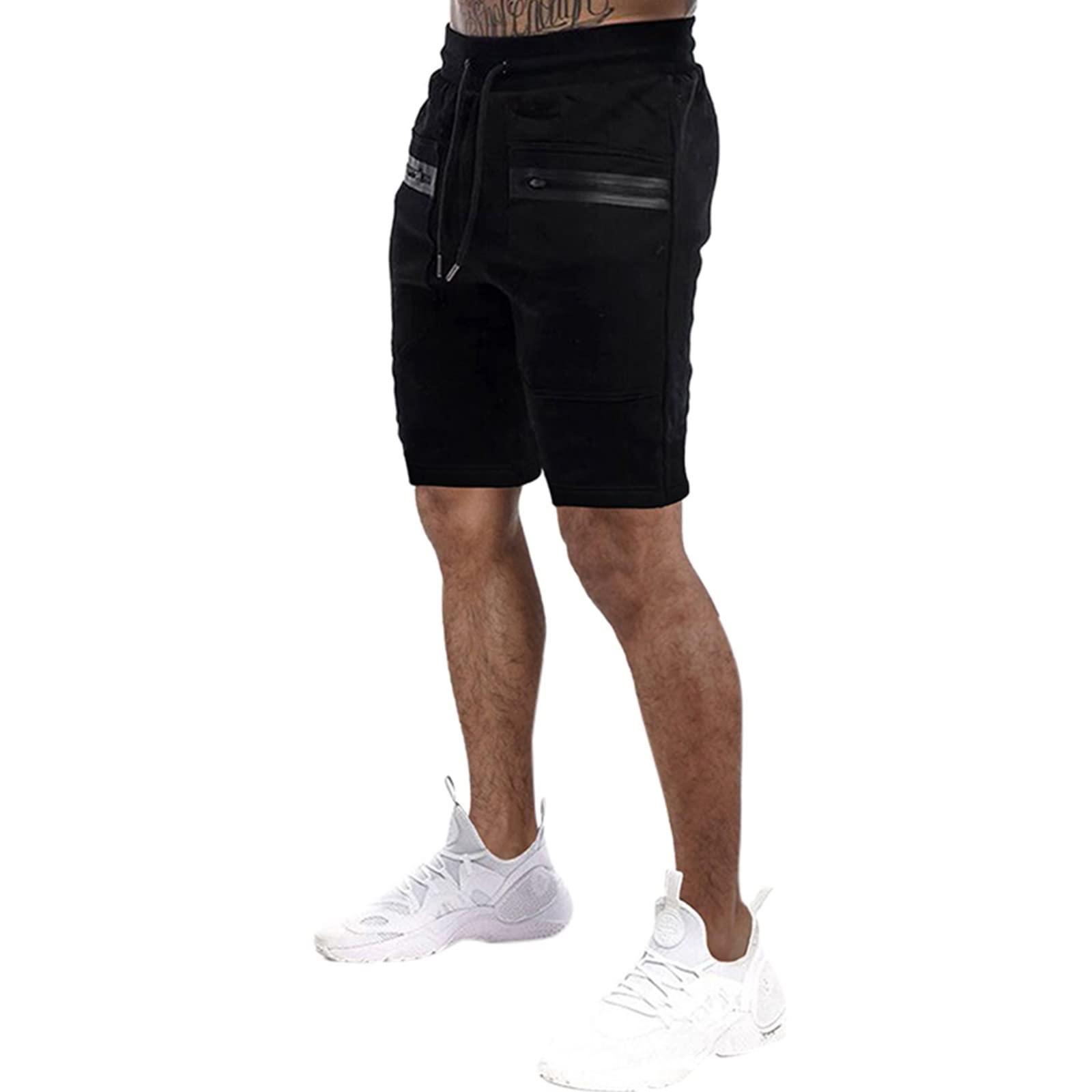 Men's Workout Clothes Set - Breathable Athletic Shorts with Pockets & Running Pants for Gym, Jogging & Outdoor Sports