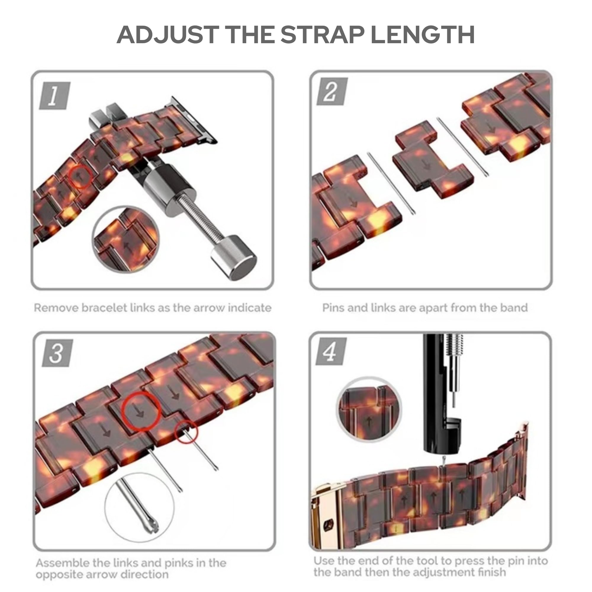 Solace Bands Slim Matte Resin Watch Band - Universal Fit for Apple Watch 38mm 40mm 41mm 42mm 44mm 45mm 49mm (All Series & Ultra) - Durable Unisex Strap for Workout, Running & Everyday Wear
