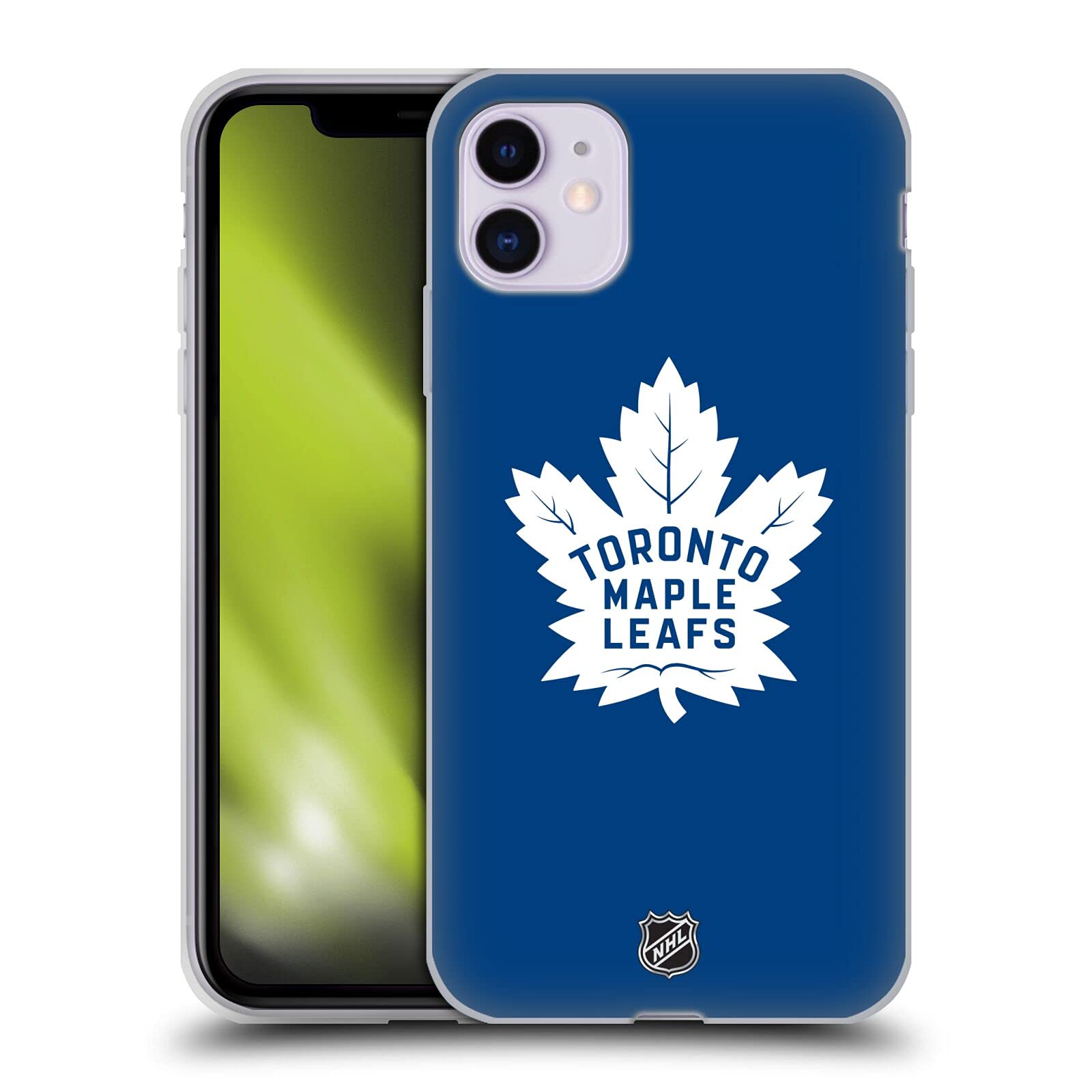 Officially Licensed NHL Toronto Maple Leafs Soft Gel Phone Case for Apple iPhone 11 - Durable Protective Cover for Hockey Fans, Perfect for Game Days & Everyday Use