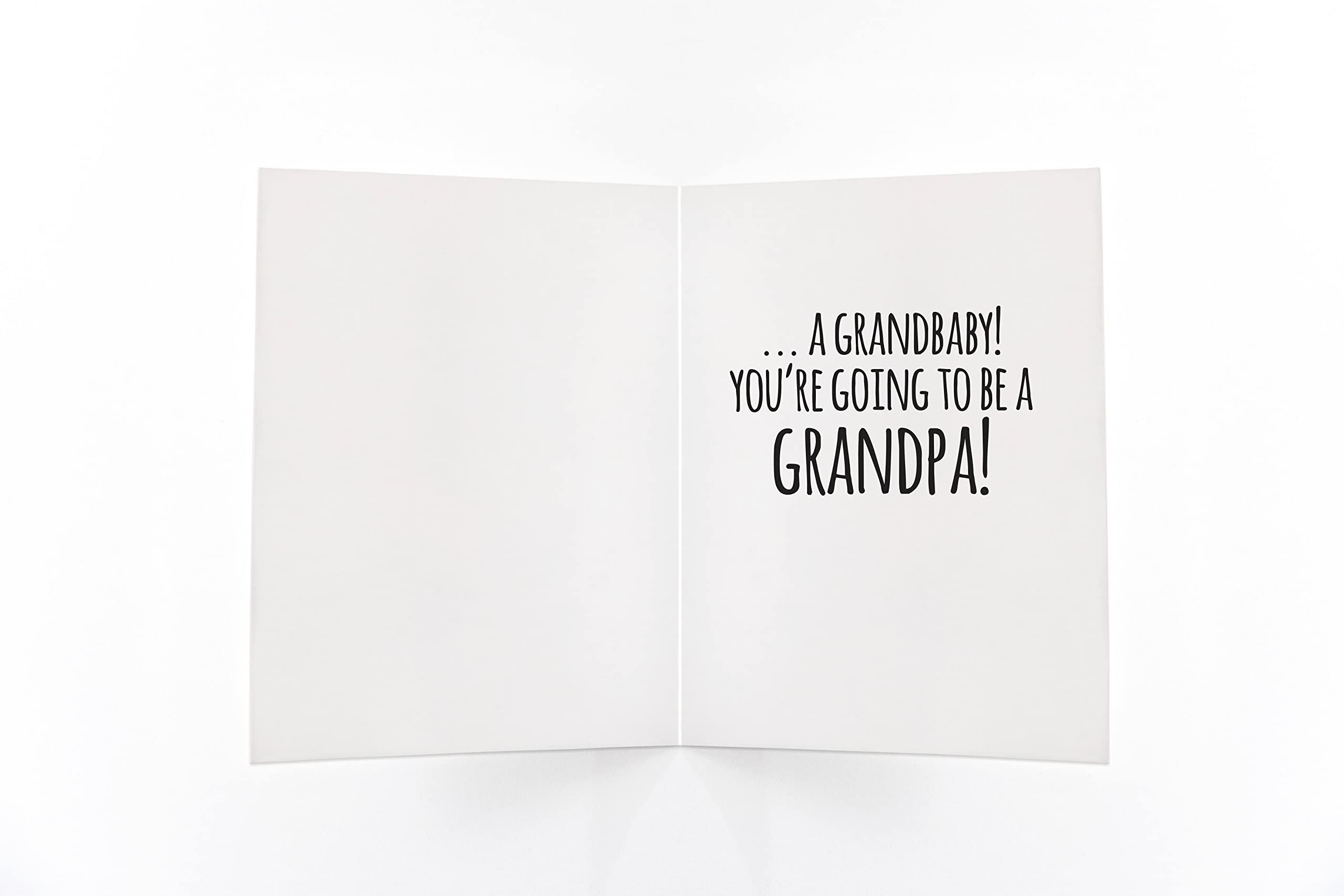 Custom Pregnancy Announcement Card for Dad & Grandpa - Unique Baby Reveal Gift from Son or Daughter | Perfect Birthday Present for Dads Who Have Everything | Great for Gender Reveals, Father's Day & Special Occasions