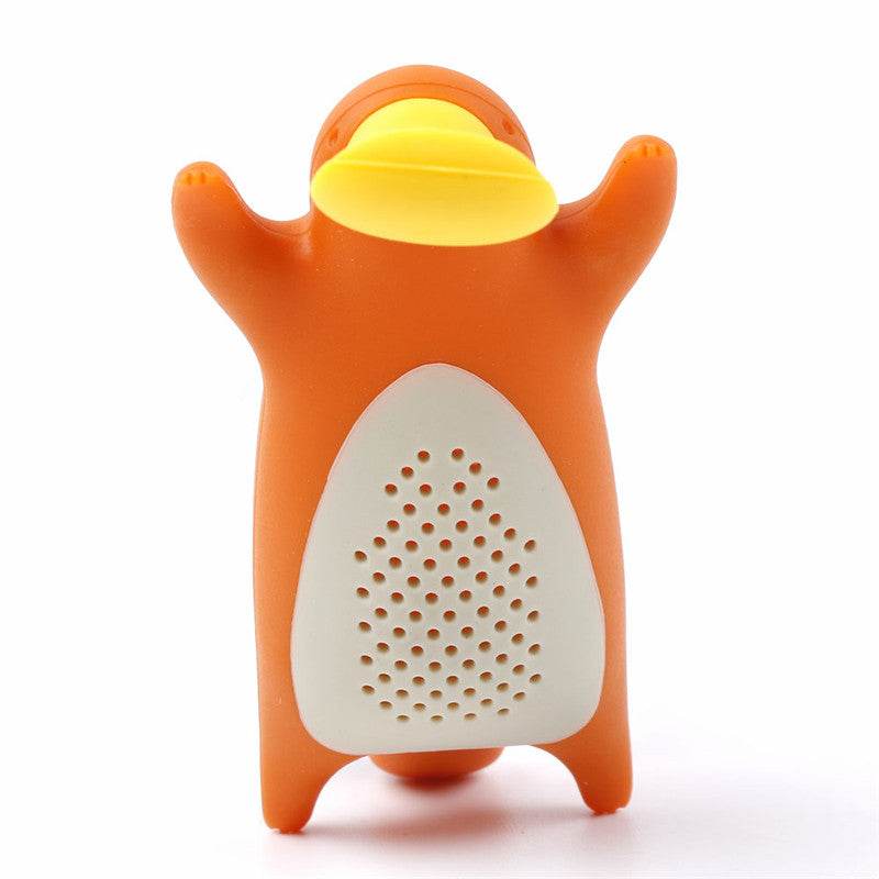 Premium Platypus Tea Infuser - Silicone Loose Leaf Tea Strainer with Handle - Perfect for Hot & Iced Tea, Herbal Infusions - Ideal for Home, Office, Travel & Gifts