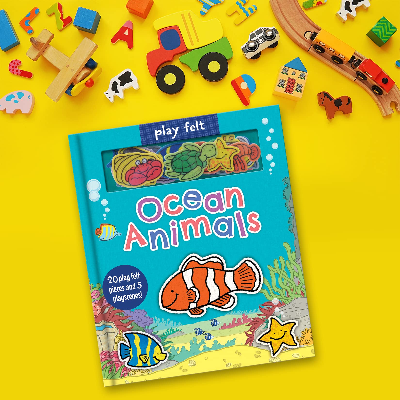 Soft Felt Ocean Animal Toys for Kids Playtime & Learning