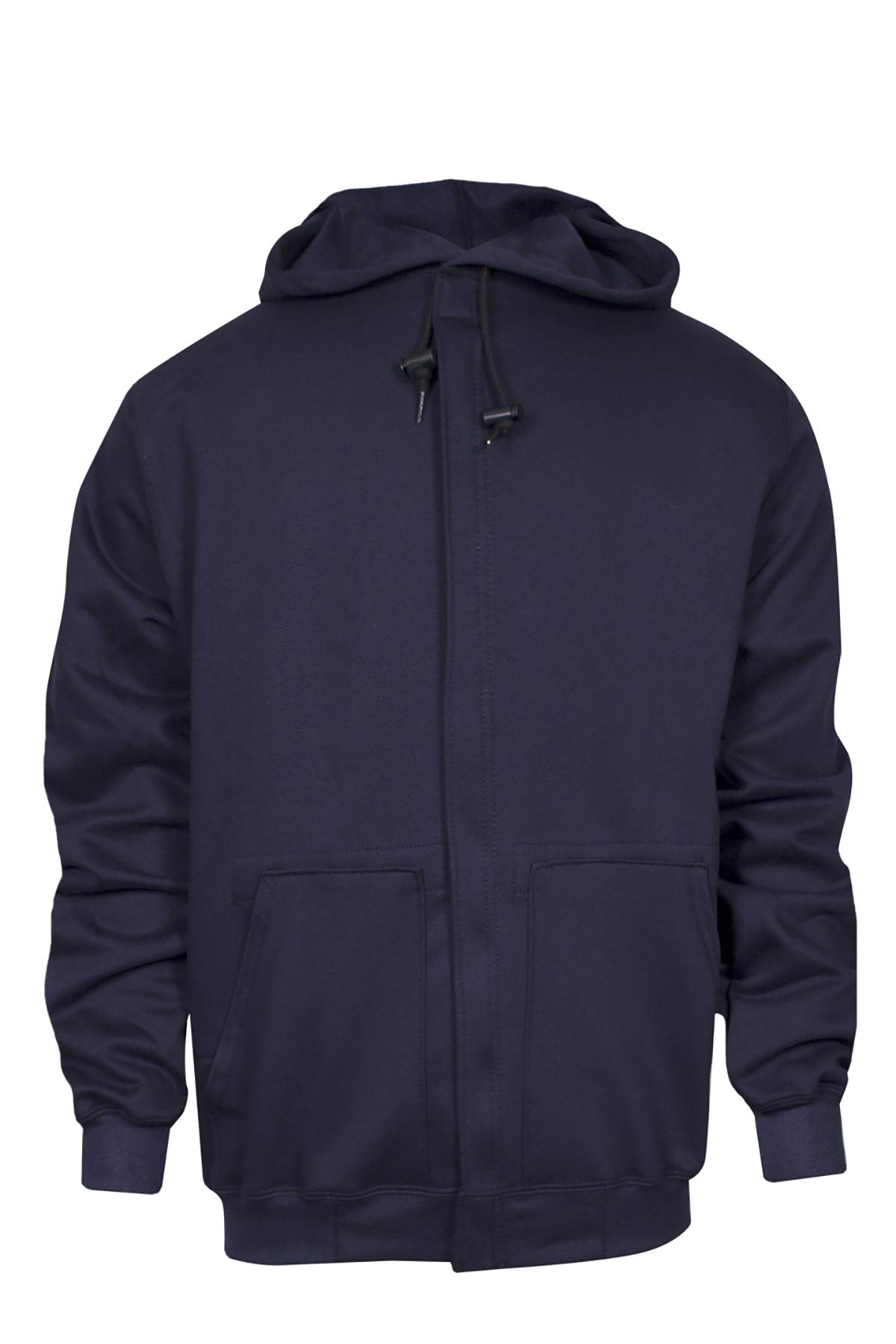NLA National Safety Apparel C88UJLG30 Flame Resistant (FR) Ultrasoft Coverall - Large Size, Navy Blue - Ideal for Industrial Work, Construction & Hazardous Environments