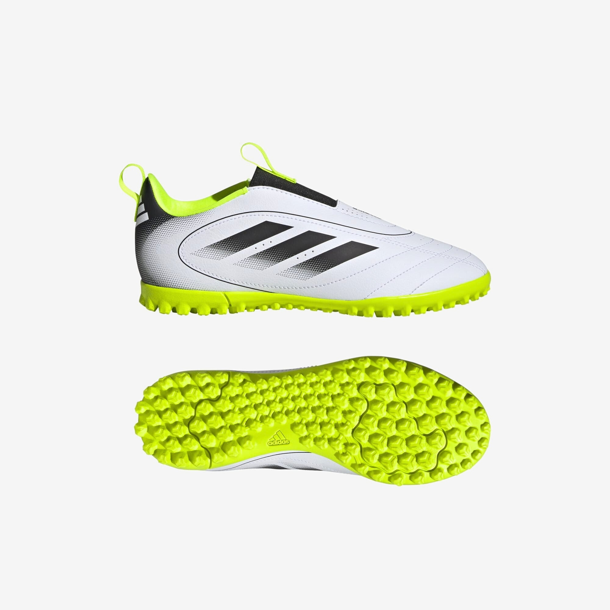 adidas Jr. Goletto IX Laceless Soccer Cleats - Youth Football Shoes for Indoor & Outdoor Training - Lightweight & Comfortable for Kids Soccer Practice & Games