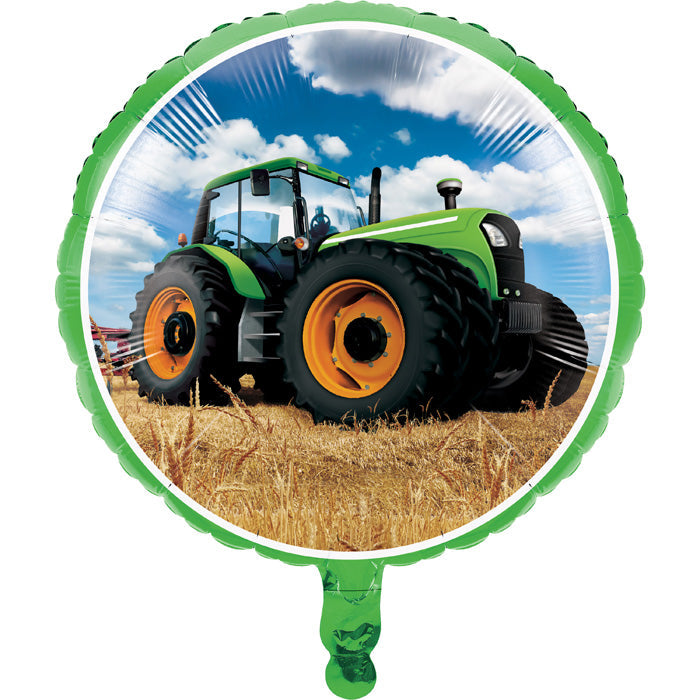 10-Piece Bulk Tractor Themed Mylar Balloons for Birthday Parties, Baby Showers & Farm-Themed Events - Durable Party Decorations
