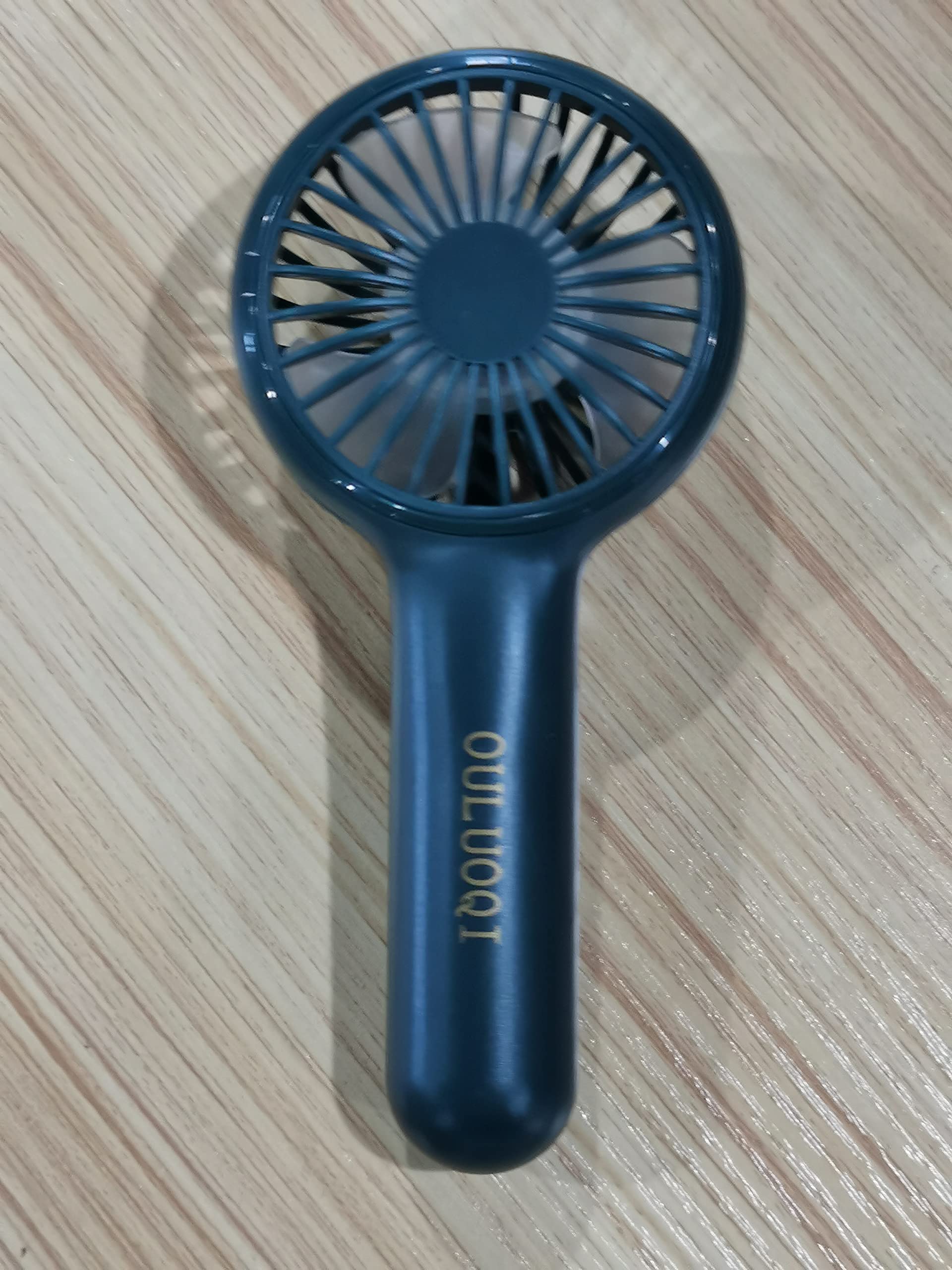 OULUOQI Mini Handheld Fan - USB Rechargeable, 3 Speed Adjustable, Portable Personal Fan with Cute Design | Perfect for Travel, Office, Outdoor & Summer Use