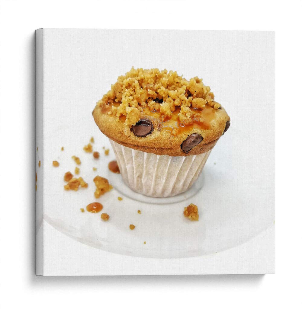 Chef Capellini Canvas Wall Art - 35x35 Inch Cupcake Food & Kitchen Decor - Handmade Canvas Print for Bakeries, Cake Shops & Home Kitchen Decoration
