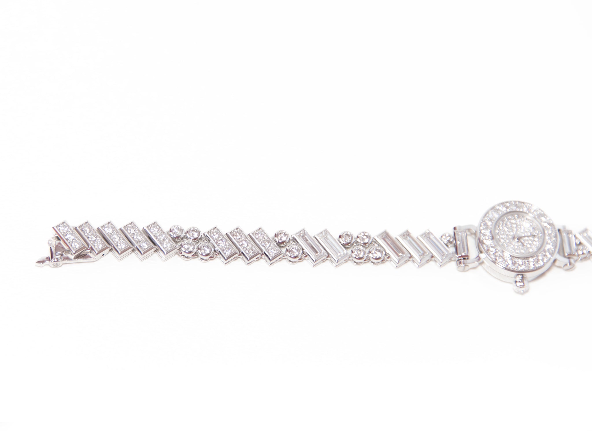 Hermes Faubourg Polka Baguette Diamond Watch for Women - Luxury Swiss Quartz Movement - Elegant Dress Watch for Parties, Weddings & Special Occasions