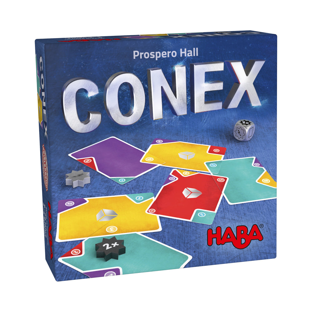 HABA CONEX Strategic Card Game for Kids - Fun Family Board Game for Learning & Strategy - Perfect for Game Nights, Travel, and Classroom Activities