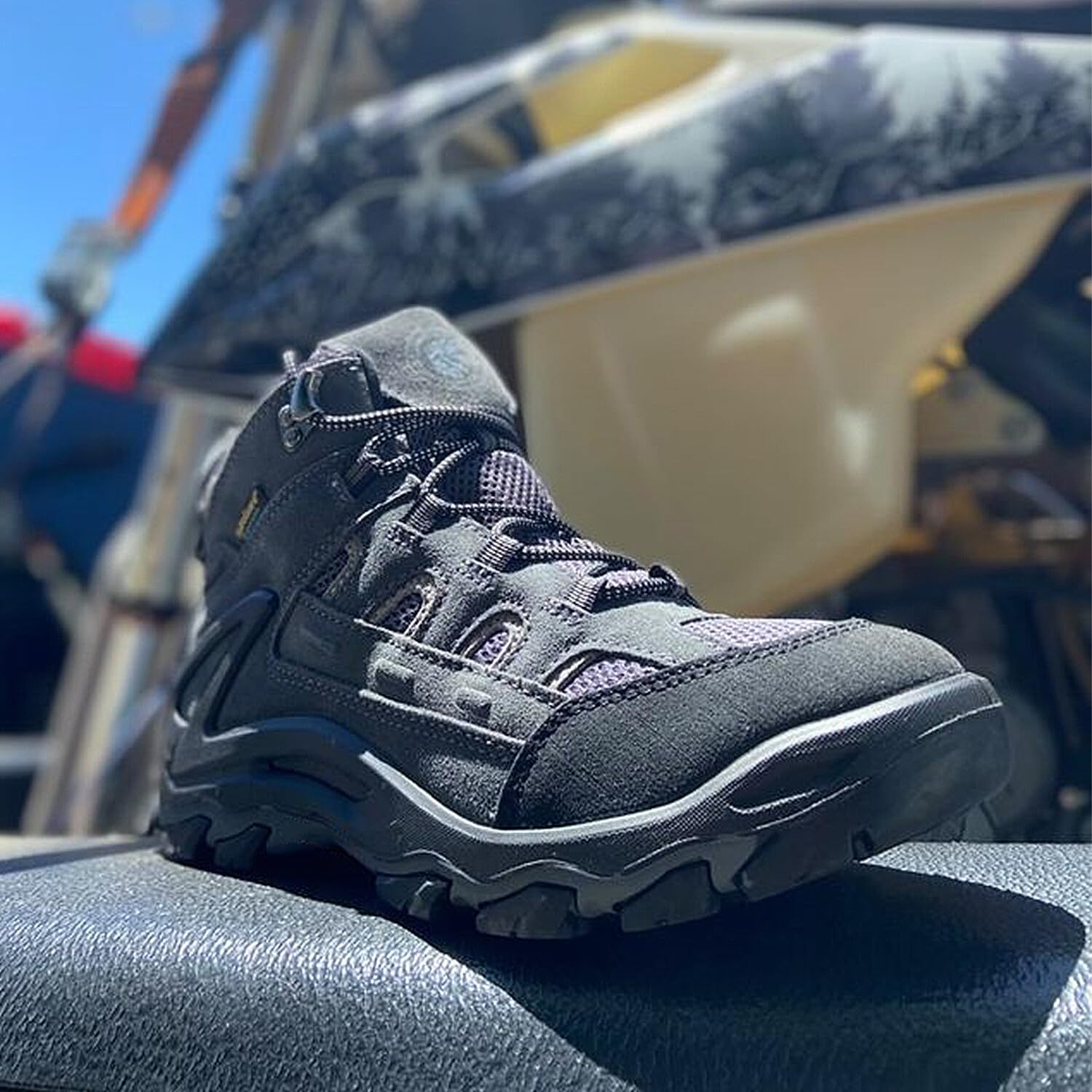 ROCKROOSTER Men's Waterproof Hiking Boots - Lightweight & Durable Outdoor Shoes for Trail Walking, Camping & Backpacking