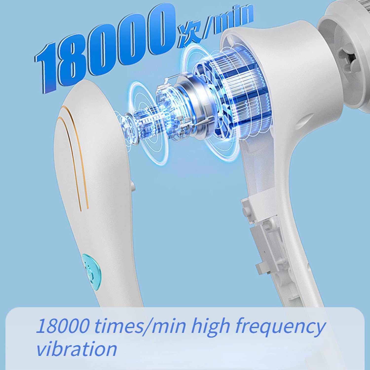 Electric Spin Scrubber - Cordless Shower Cleaner with 5 Replaceable Brush Heads, Powerful Bathroom Cleaning Brush for Tile, Grout, Sink & Bathtub - Perfect for Deep Cleaning Showers, Kitchens & Hard-to-Reach Areas