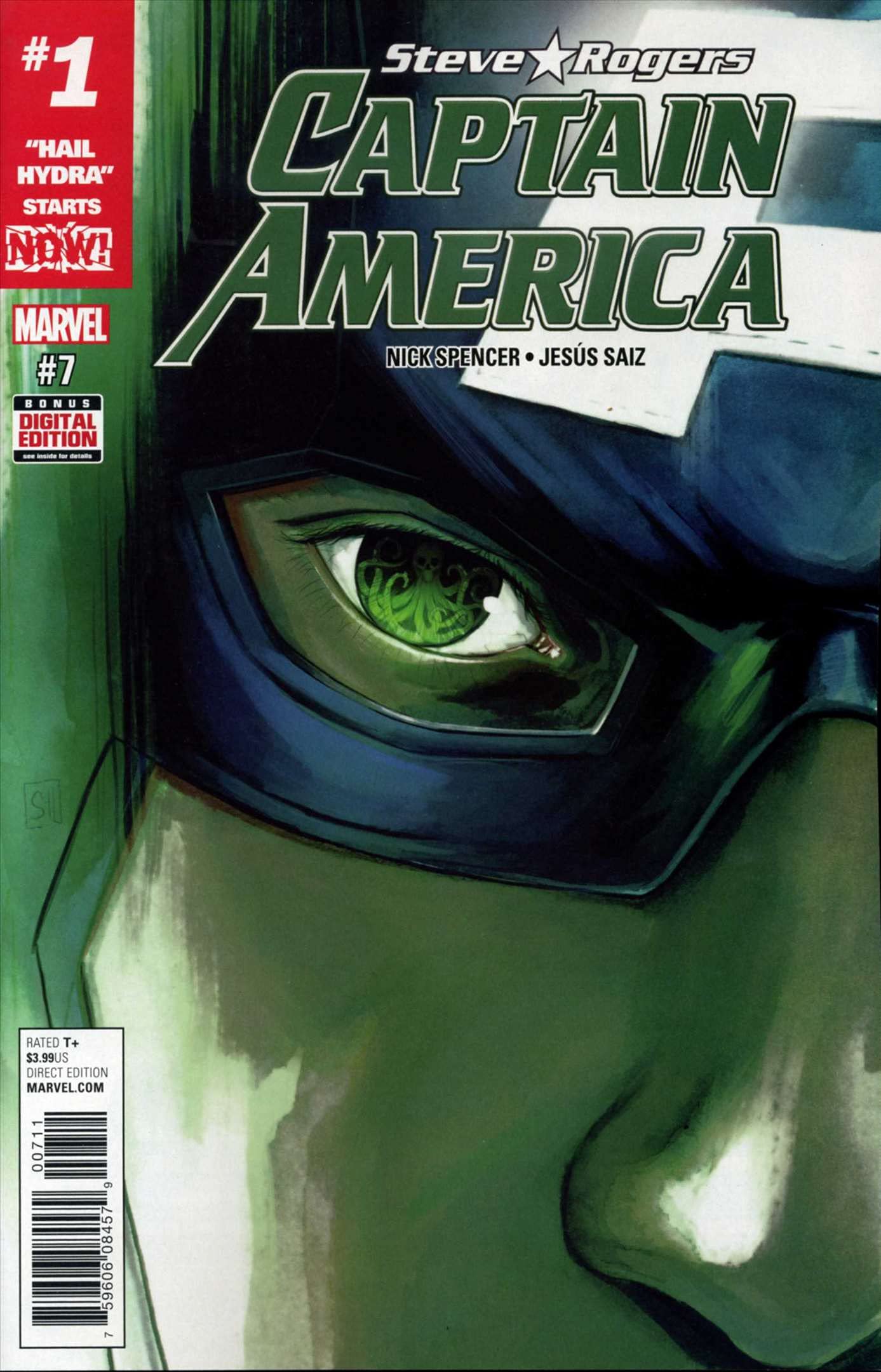 Captain America: Steve Rogers #7 VF/NM Marvel Comic Book - Collectible Superhero Series for Fans & Investors | Perfect for Display, Gifts & Comic Collections