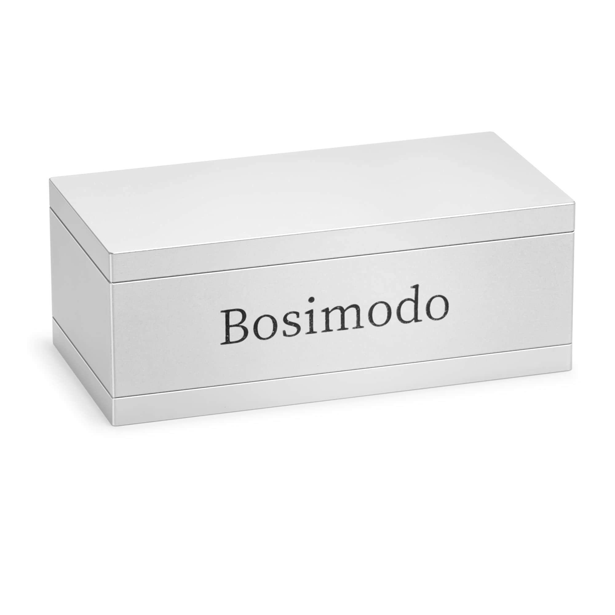Bosimodo 2X4 Pre-Press Mold - Solid 6061 Aluminum Flower Pressing Mould for Rosin Extraction (Silvery White) - Perfect for DIY Cannabis Concentrates & Essential Oil Production