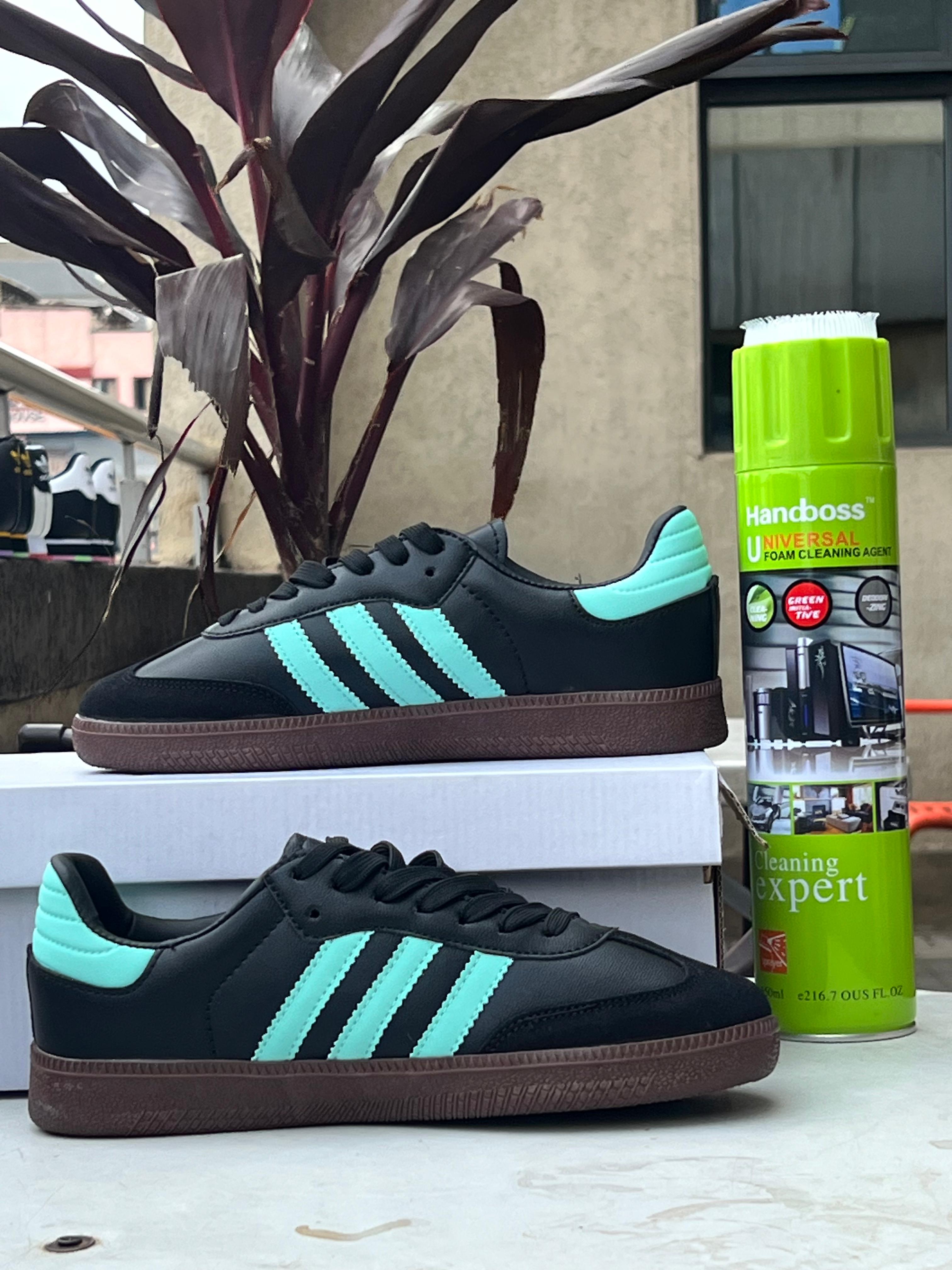 Adidas Samba Sneakers - Classic Black & Blue Shoes for Men & Women | Casual Wear, Street Style, Everyday Comfort