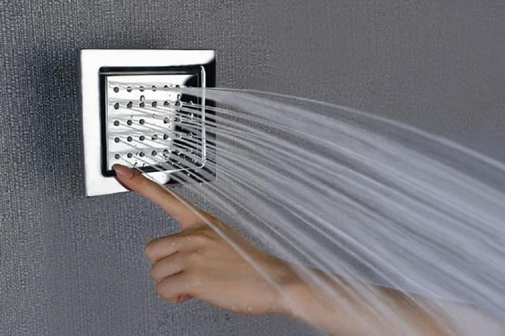 Concealed Spa Shower Massage Jet - Solid Brass 4