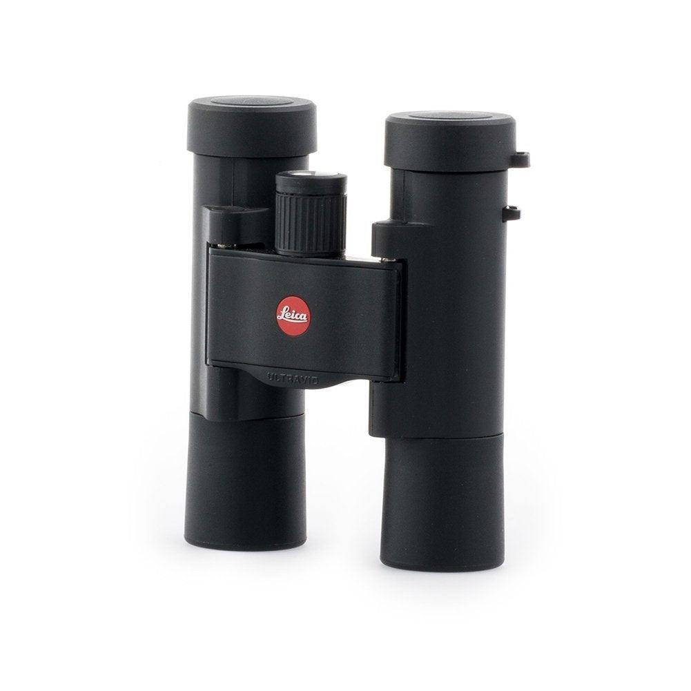 Leica 10x25 Ultravid BR Binoculars - High Power Compact Binoculars for Bird Watching, Hiking & Travel - Durable Black Rubber Armor Coating